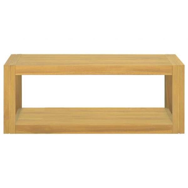 Wand-Badregal 90x45x35 cm Massivholz Teak