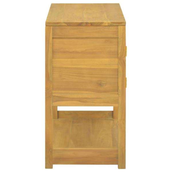 Badschrank 85x40x75 cm Massivholz Teak