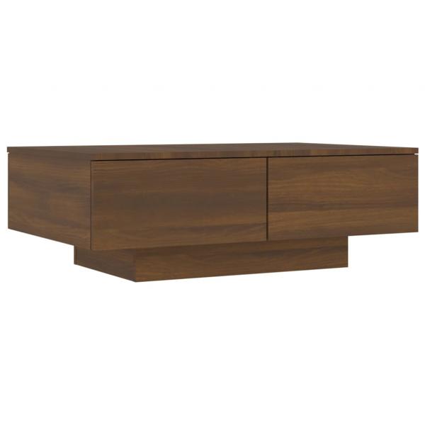 Couchtisch Braun Eichen-Optik 90x60x31 cm Holzwerkstoff