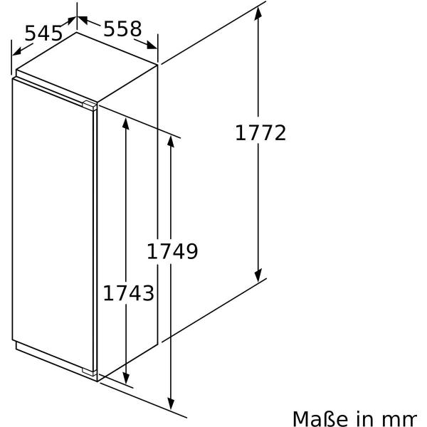 Neff GI7813CE0 N70 Einbau-Gefrierschrank, Nischenhöhe: 178 cm, 212 L, No Frost, Festtürtechnik, Vario Zone, Soft Close