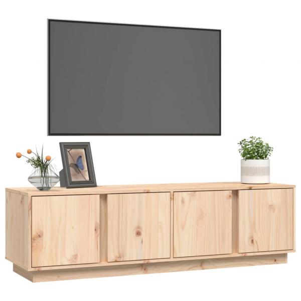 TV-Schrank 140x40x40 cm Massivholz Kiefer