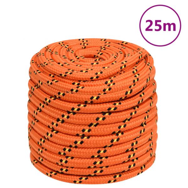 ARDEBO.de - Bootsseil Orange 18 mm 25 m Polypropylen