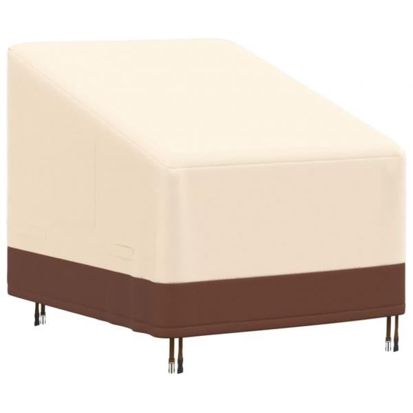 ARDEBO.de - Gartensessel-Abdeckung Beige 79x97x48/74 cm 600D Oxford