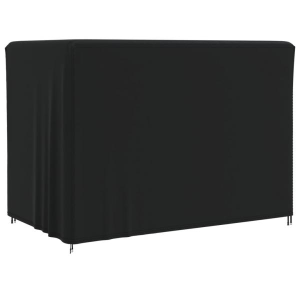 ARDEBO.de - Abdeckung für Hollywoodschaukel Schwarz 220x150x150 cm Oxford