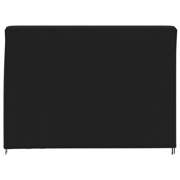 Abdeckung für Hollywoodschaukel Schwarz 220x150x150 cm Oxford