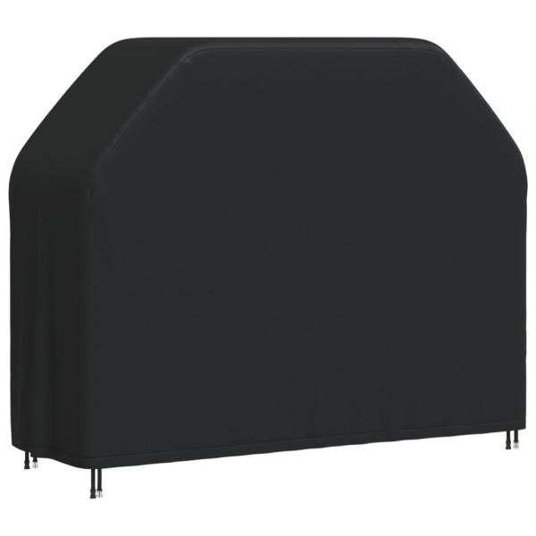 ARDEBO.de - Grillabdeckung 162x61x122 cm Schwarz 420D Oxford