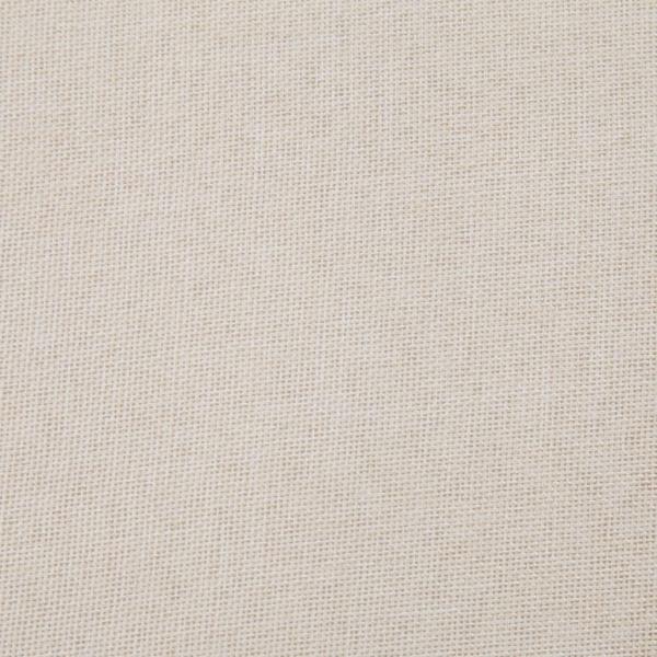 Bank mit Staufach 116 cm Creme Polyester