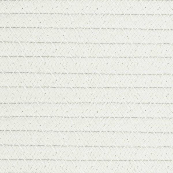Aufbewahrungskorb Braun und Weiß Ø43x38 cm Baumwolle