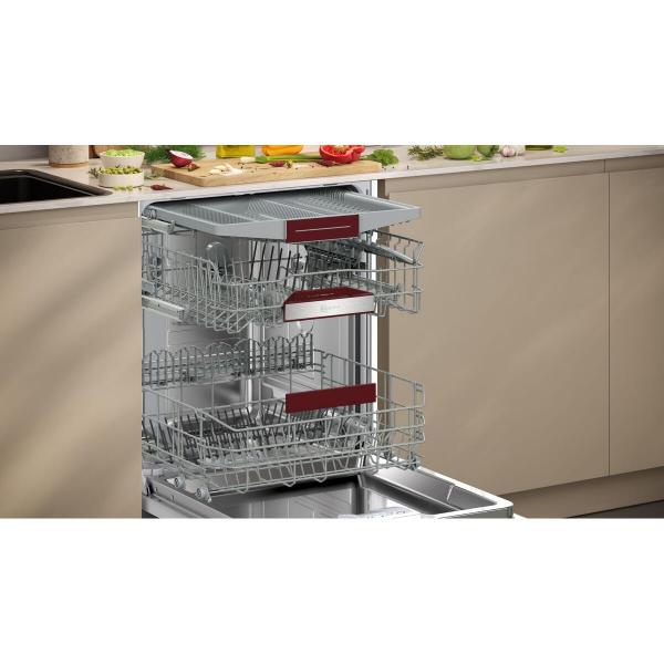 Neff S255ECX06E N 50 XXL Vollintegrierter Geschirrspüler, 60 cm breit, 14 Maßgedecke, TimeLight, Open Dry, AquaStop