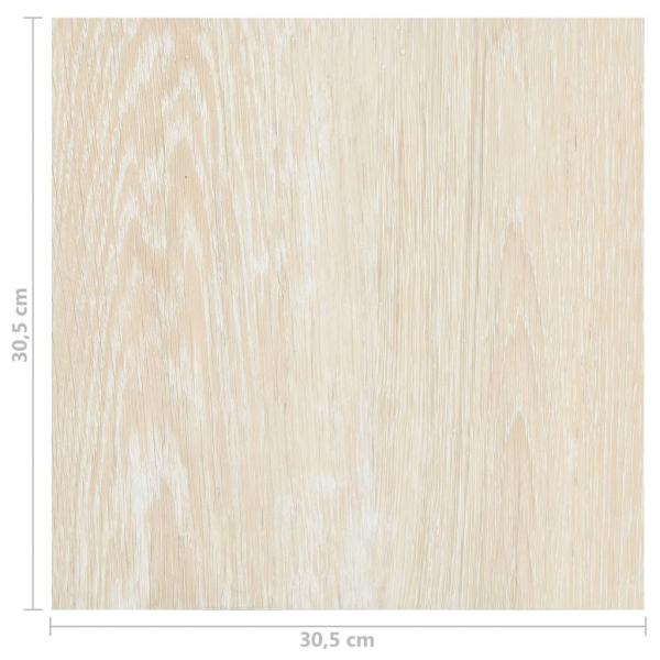 PVC-Fliesen Selbstklebend 55 Stk. 5,11 m² Beige