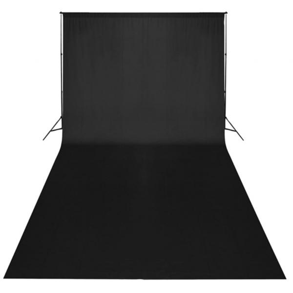 Fotostudio-Set mit Leuchten, Hintergrund und Reflektor