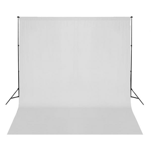 Fotostudio-Set mit Leuchten, Schirmen, Hintergrund, Reflektor