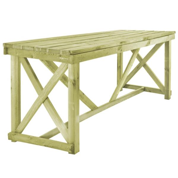 ARDEBO.de - Gartentisch 160x79x75 cm Holz