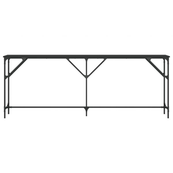 Konsolentisch Schwarz 200x29x75 cm Holzwerkstoff