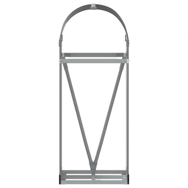 Kaminholzunterstand Anthrazit 40x45x100 cm Verzinkter Stahl