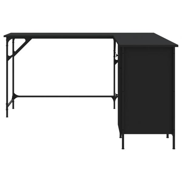 Schreibtisch Schwarz 141x141x75 cm Holzwerkstoff