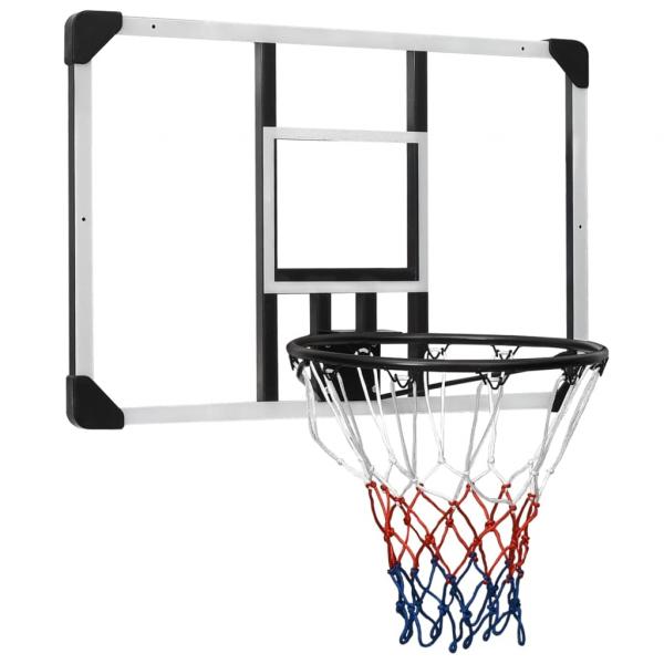 Basketballkorb Transparent 90x60x2,5 cm Polycarbonat