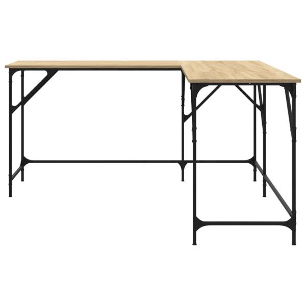 Schreibtisch Sonoma-Eiche 149x149x75 cm Holzwerkstoff