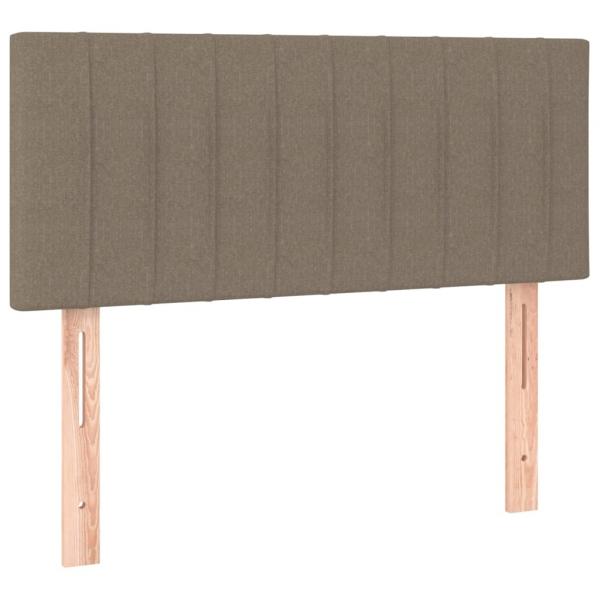 Kopfteil Taupe 80x5x78/88 cm Stoff