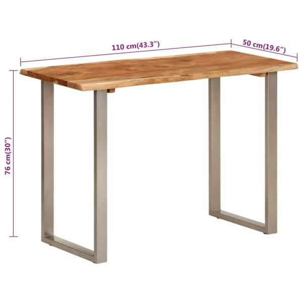 Esstisch 110x50x76 cm Massivholz Akazie