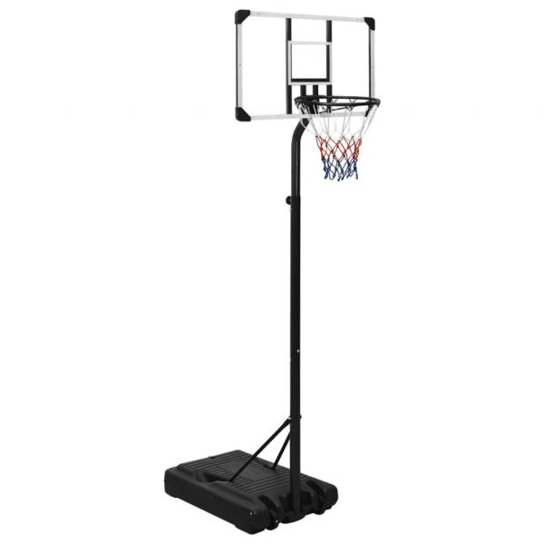 ARDEBO.de - Basketballständer Transparent 235-305 cm Polycarbonat