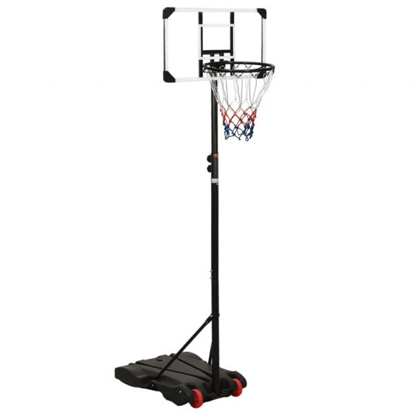 ARDEBO.de - Basketballständer Transparent 216-250 cm Polycarbonat