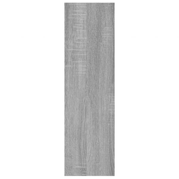 Wandregal Grau Sonoma 75x16x55 cm Holzwerkstoff