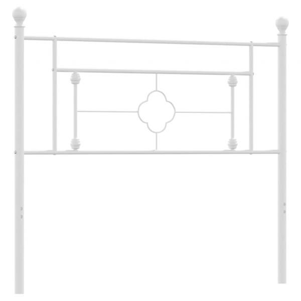 Kopfteil Metall Weiß 107 cm