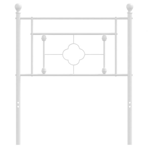 Kopfteil Metall Weiß 80 cm