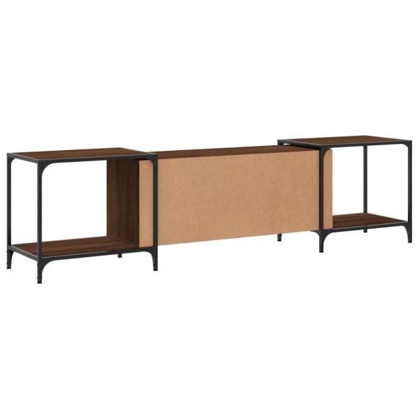 TV-Schrank Braun Eichen-Optik 203x37x50 cm Holzwerkstoff