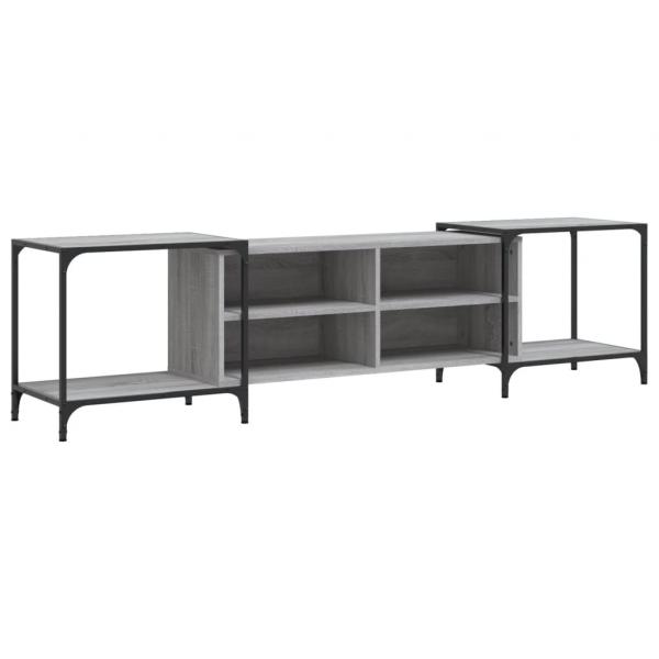 TV-Schrank Grau Sonoma 203x37x50 cm Holzwerkstoff