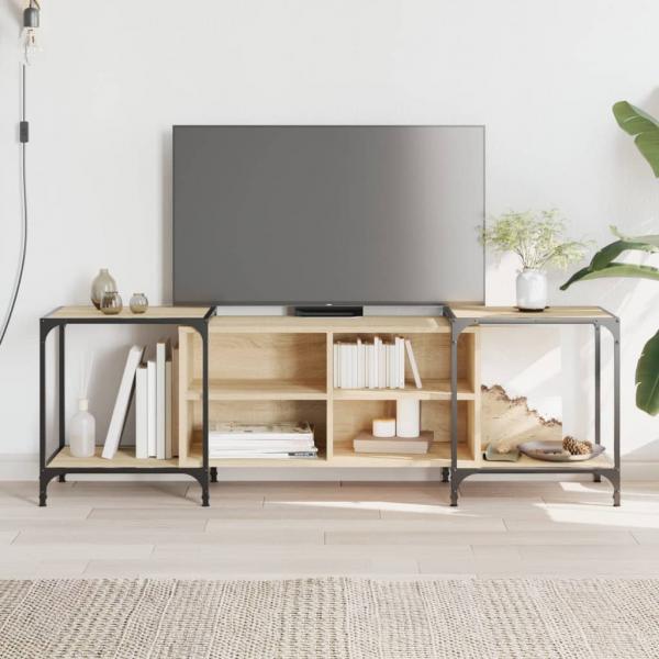 ARDEBO.de - TV-Schrank Sonoma-Eiche 153x37x50 cm Holzwerkstoff