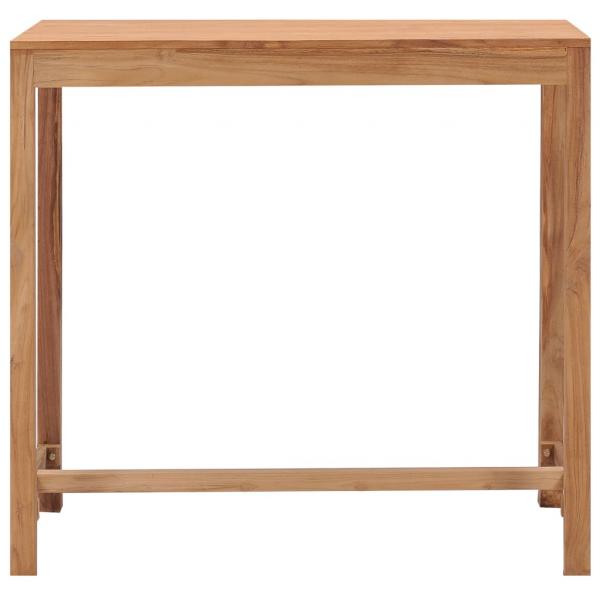 Outdoor-Bartisch 110x60x105 Massivholz Teak