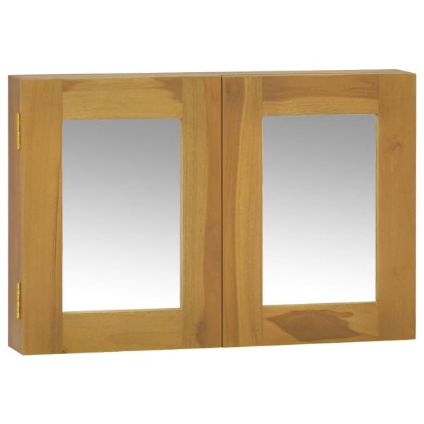 ARDEBO.de - Spiegelschrank 60x10x40 cm Massivholz Teak