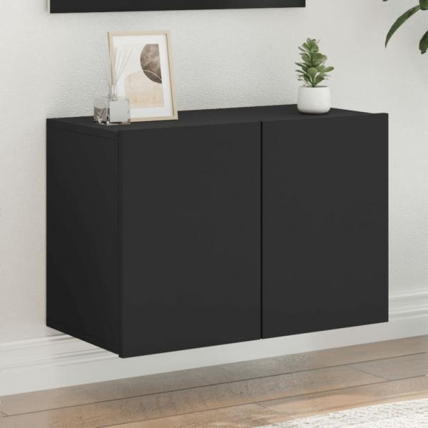 ARDEBO.de - TV-Wandschrank Schwarz 60x30x41 cm