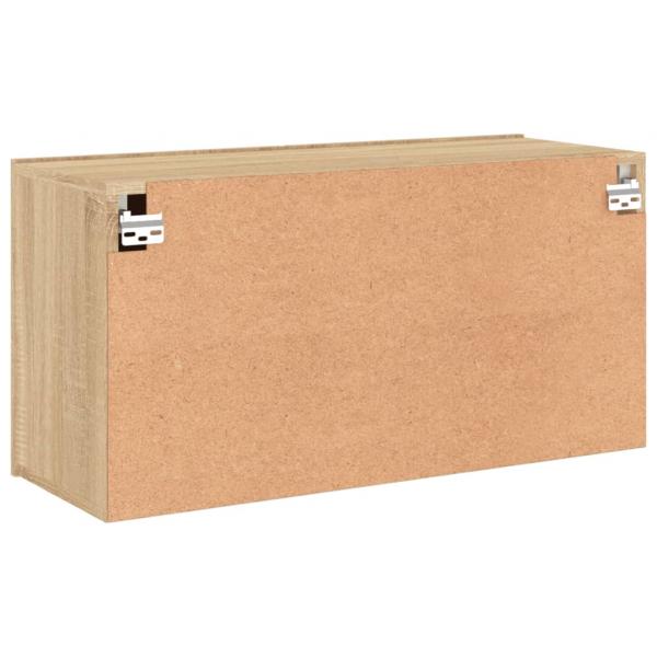 TV-Wandschrank Sonoma-Eiche 80x30x41 cm