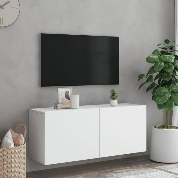 TV-Wandschrank Weiß 100x30x41 cm