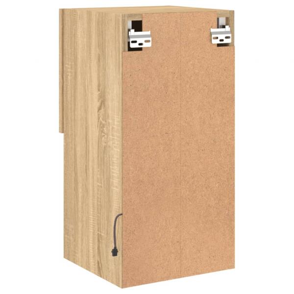 TV-Schrank mit LED-Leuchten Sonoma-Eiche 30,5x30x60 cm