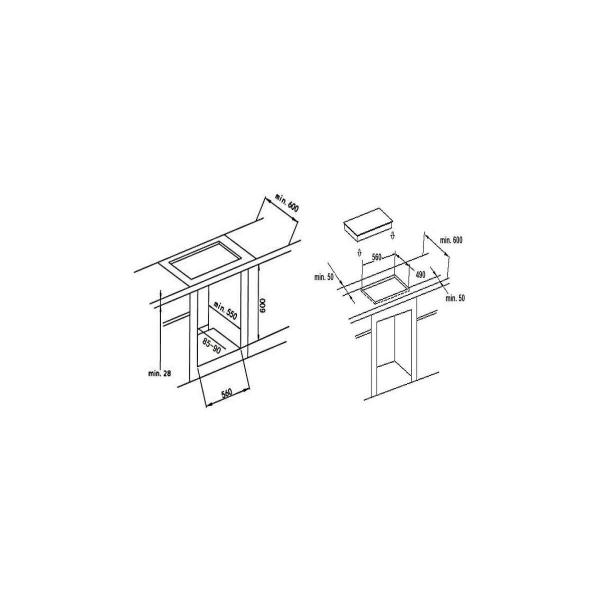 PKM BIC5 I-GK-IX-3 H EEK:A Einbau Herdset mit Glaskeramikkochfeld, 60 cm breit, 59 L, Restwärmeanzeige, Vollglasinnentüre, Gehäusekühlung, Tropfschale, Grillrost