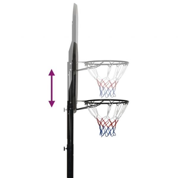 Basketballständer Schwarz 258-363 cm Polyethylen