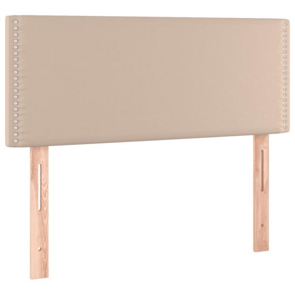 Boxspringbett Matratze Cappuccino-Braun 120x200cm Kunstleder