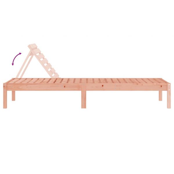 Sonnenliegen 2 Stk. 199,5x60x74 cm Massivholz Douglasie