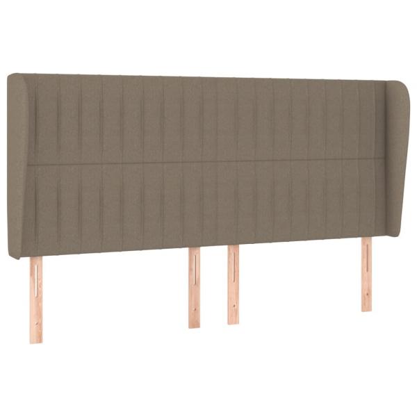 Boxspringbett mit Matratze Taupe 200x200 cm Stoff