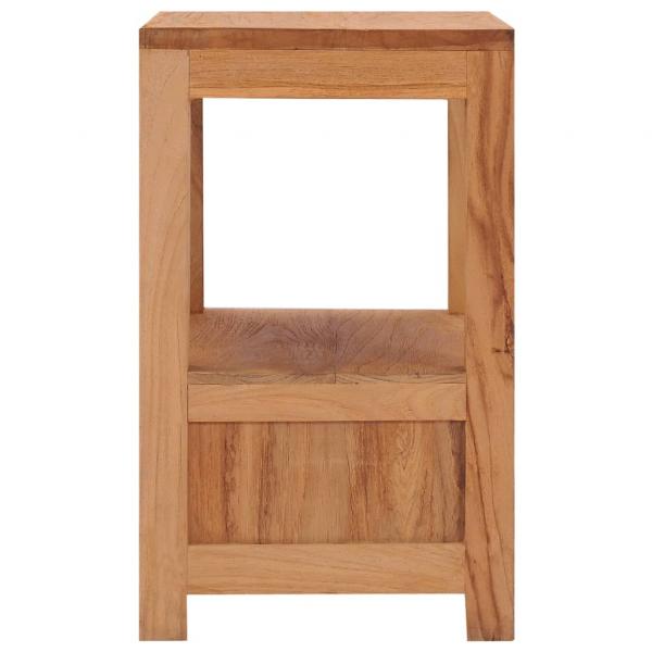 Nachttisch 40x30x50 cm Massivholz Teak