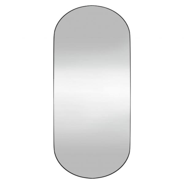 Wandspiegel 35x80 cm Glas Oval