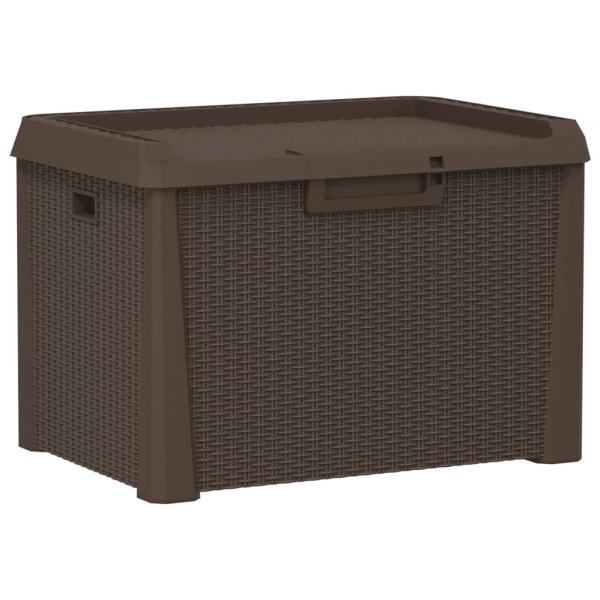 Gartentruhe Braun 125 L PP