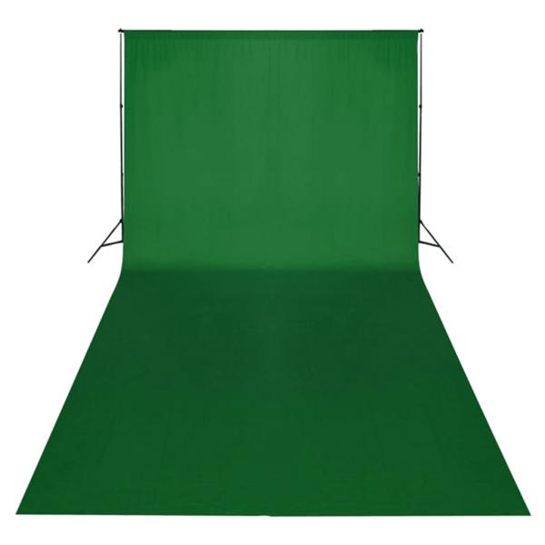 Fotostudio-Set mit Leuchten, Hintergrund und Reflektor