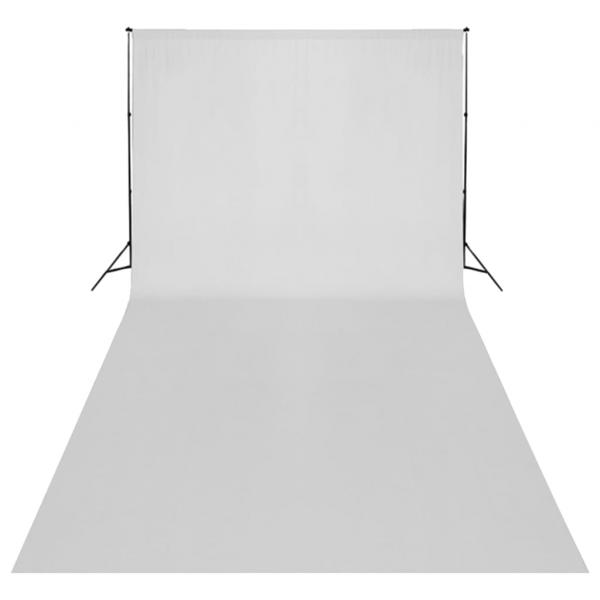 Fotostudio-Set mit Leuchten, Hintergrund und Reflektor