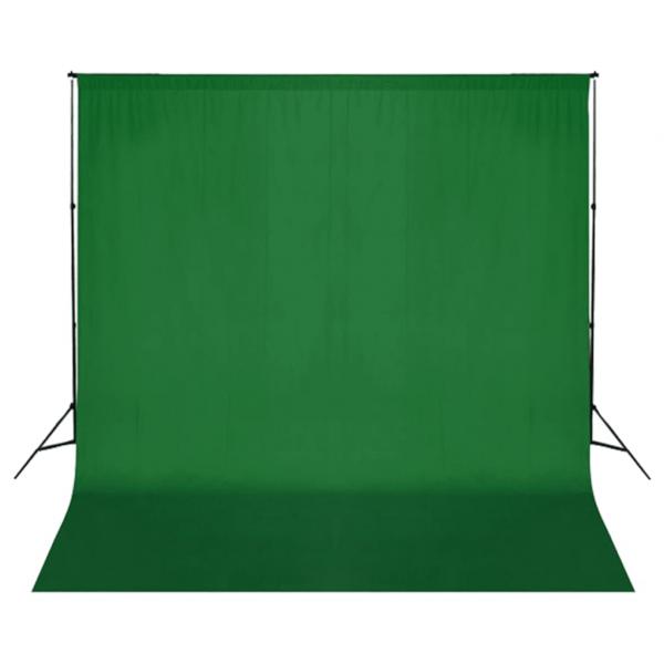 Fotostudio-Set mit Leuchten, Hintergrund und Reflektor