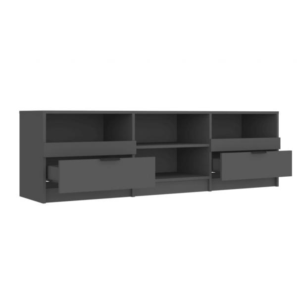 TV-Schrank Schwarz 150x33,5x45 cm Holzwerkstoff